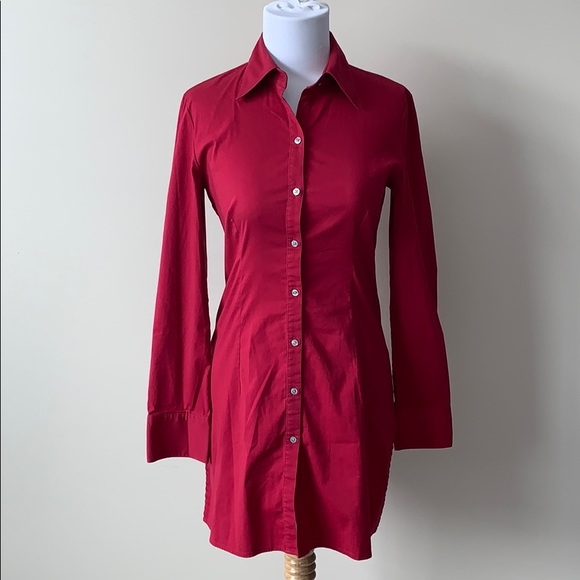 Express Tops - 💕SOLD💕 Express Button Down Long Fitted Blouse